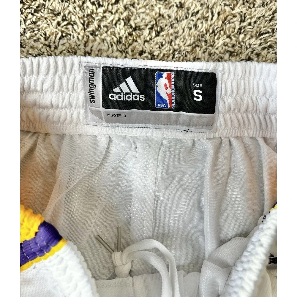 Los Angeles LA Lakers Adidas NBA Swingman Basketball Shorts‎ Size Small